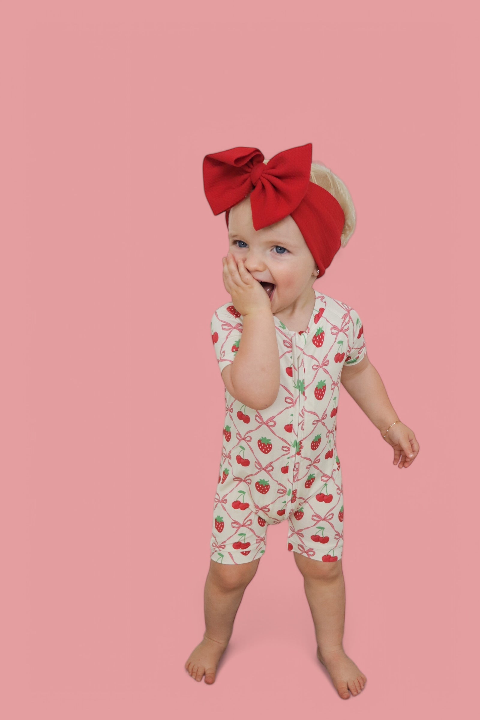 Cherry Bow Berry Dream Shortie