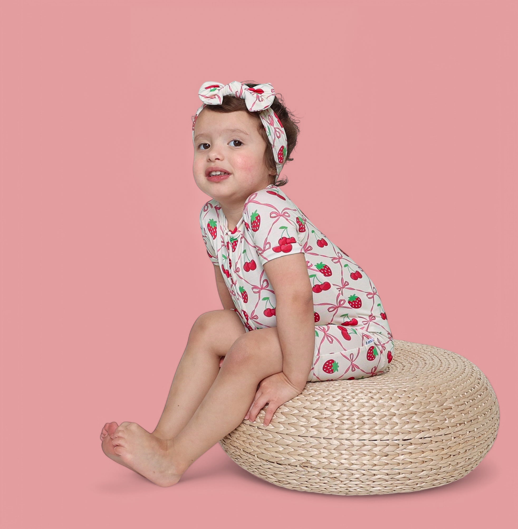 Cherry Bow Berry Dream Shortie