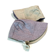 Bonnet In Organic Plum Linen