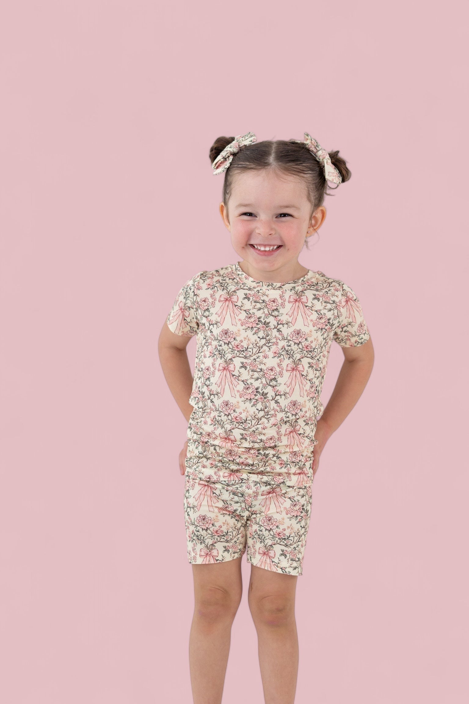 Victorian Bloom Dream Short Set