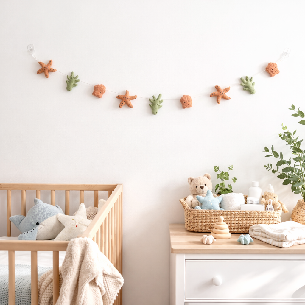 Felt Starfish Garland