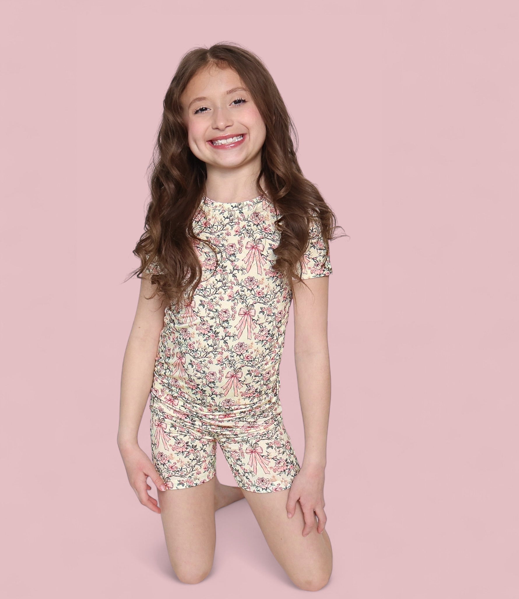 Victorian Bloom Dream Short Set