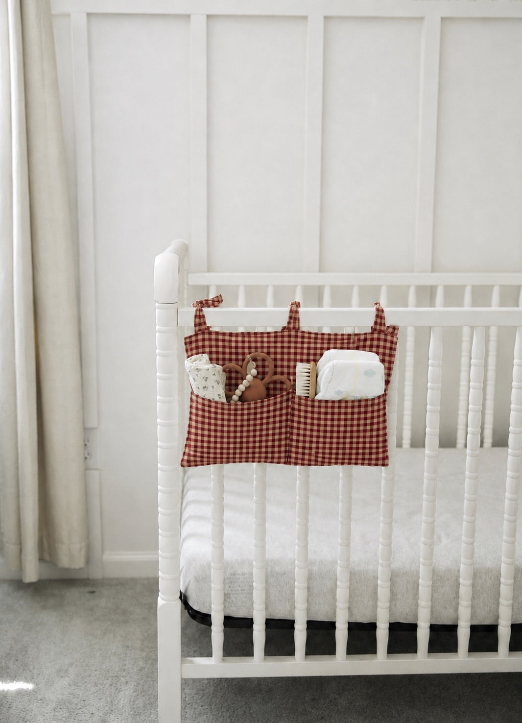 Baby Crib Diaper Caddy Storage Organizer Nursery Room