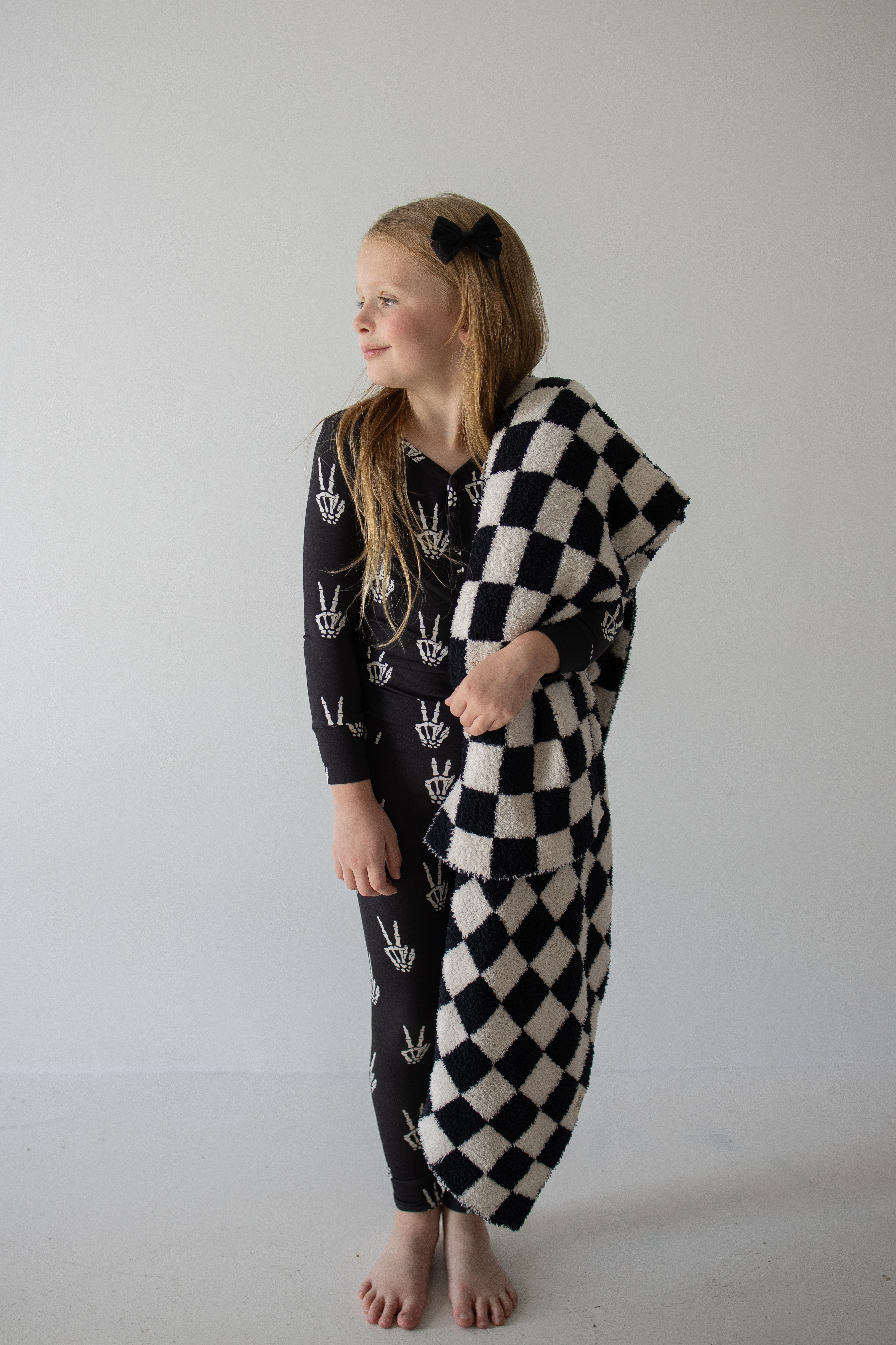 Bamboo Two Piece Pajamas | Midnight Skelly