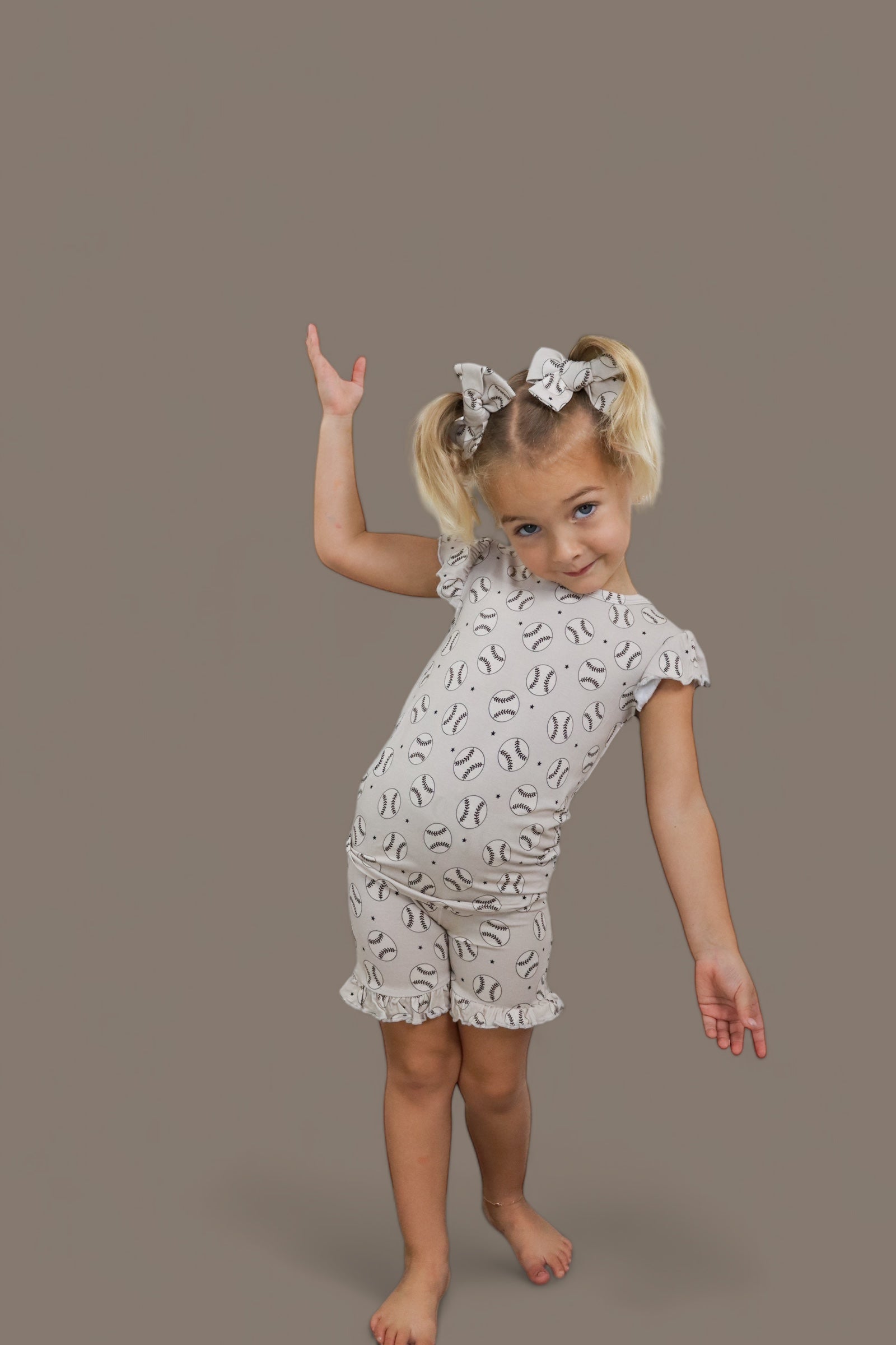 Exclusive Swing For The Stars Dream Ruffle Short Set