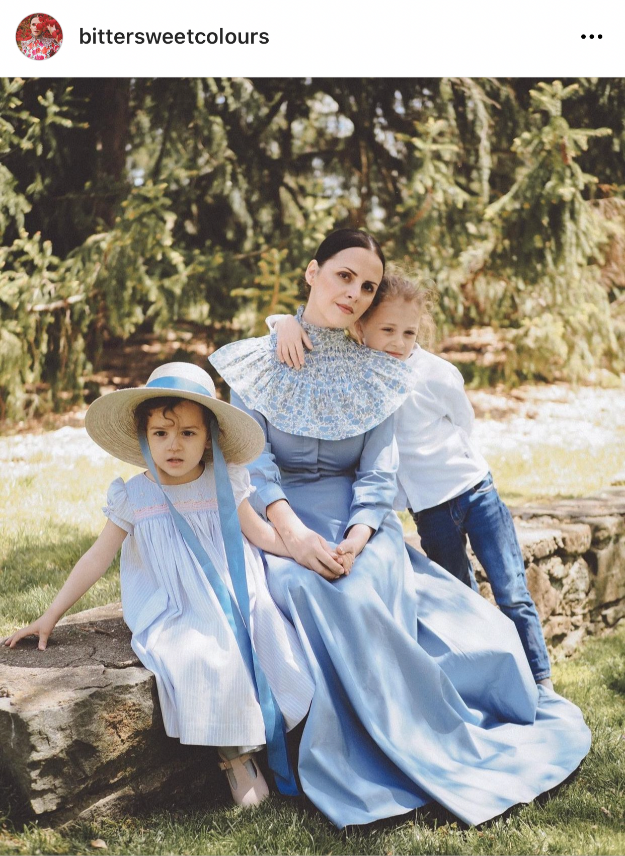 Buttercup Little Girl’s Hat - Navy Ric-rac Ribbon