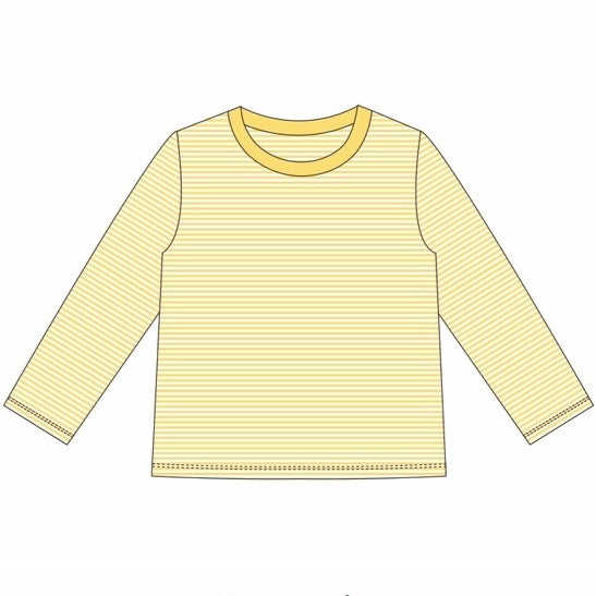 Knit Stripe Long Sleeve Shirt - Bold Colors