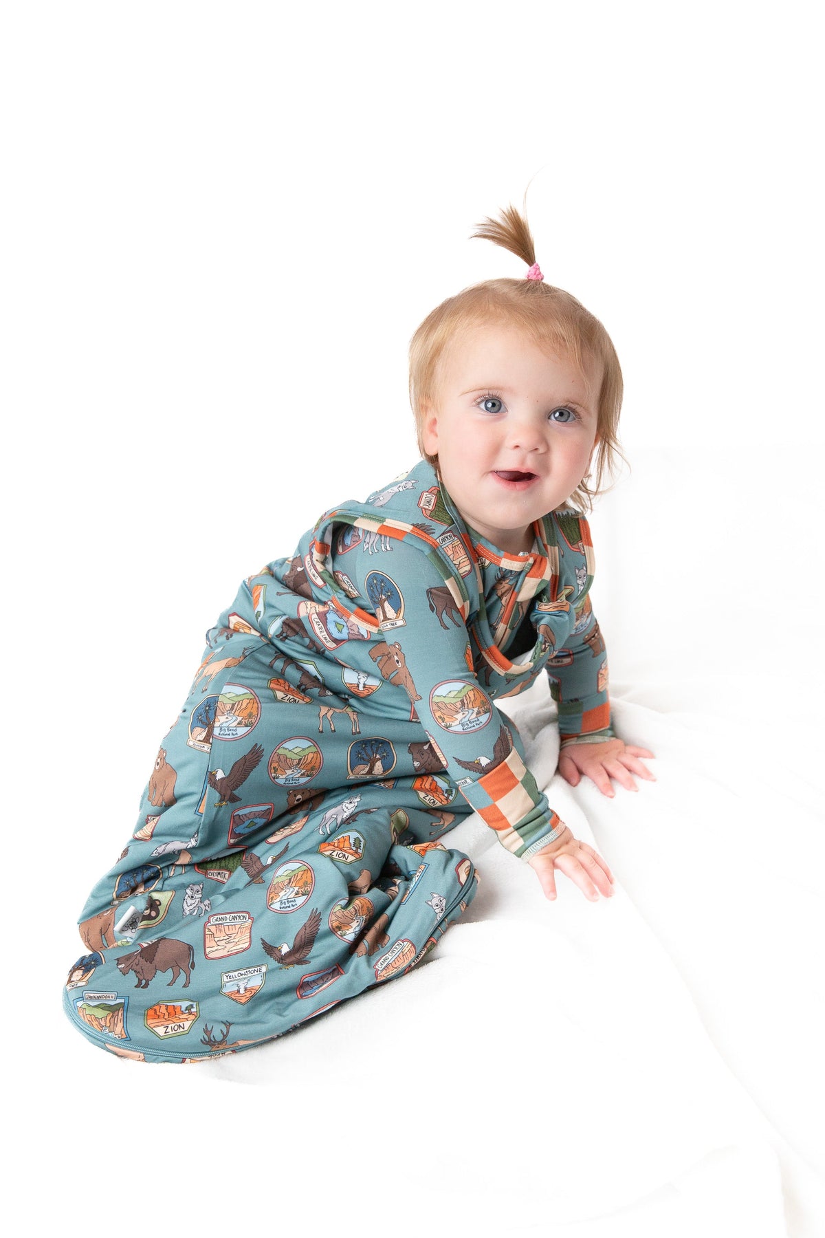 My First National Parks Adventure Sleep Sack | Wildlife Baby Wearable Blanket