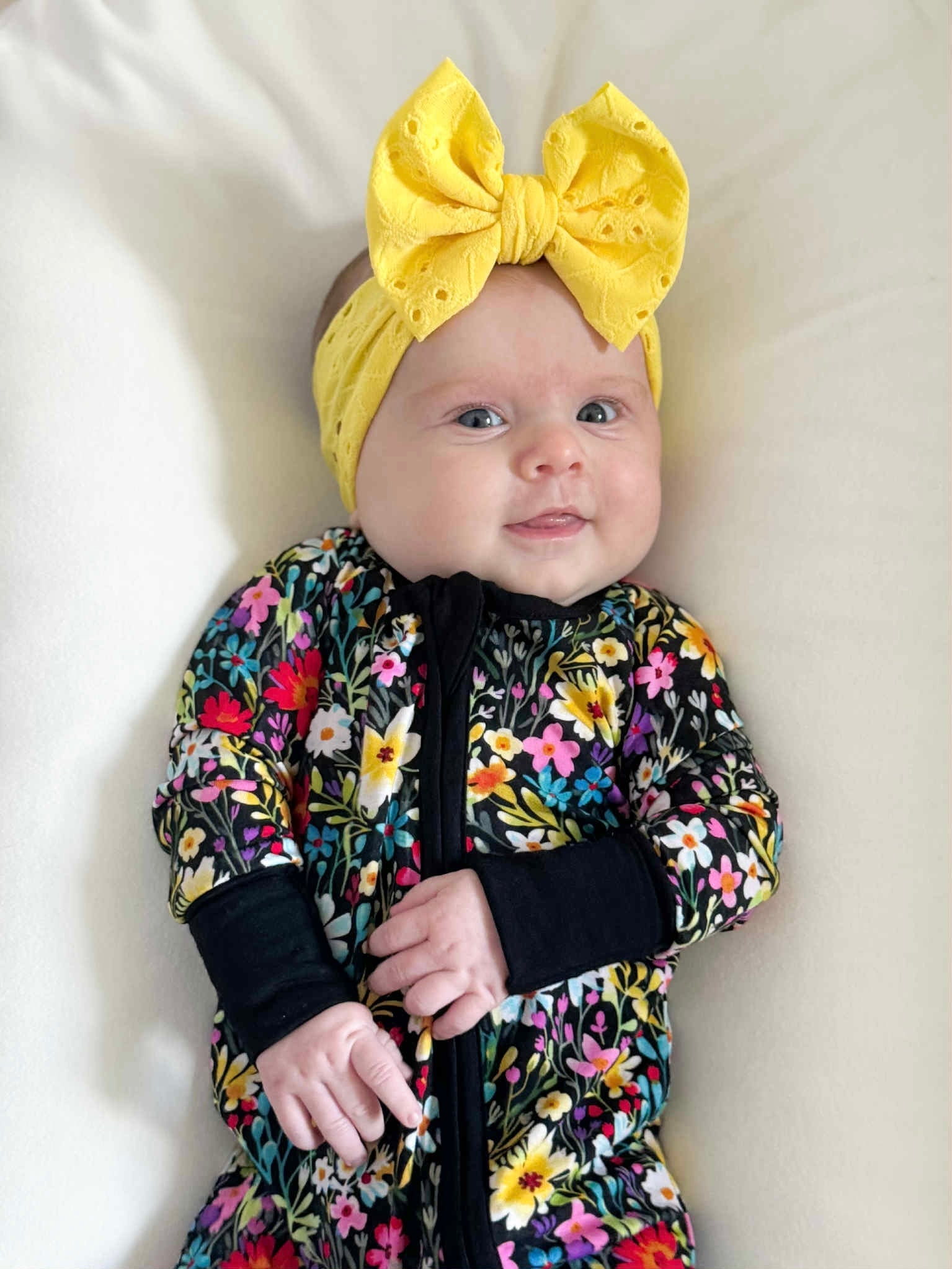 Brilliant Blooms Convertible Footie