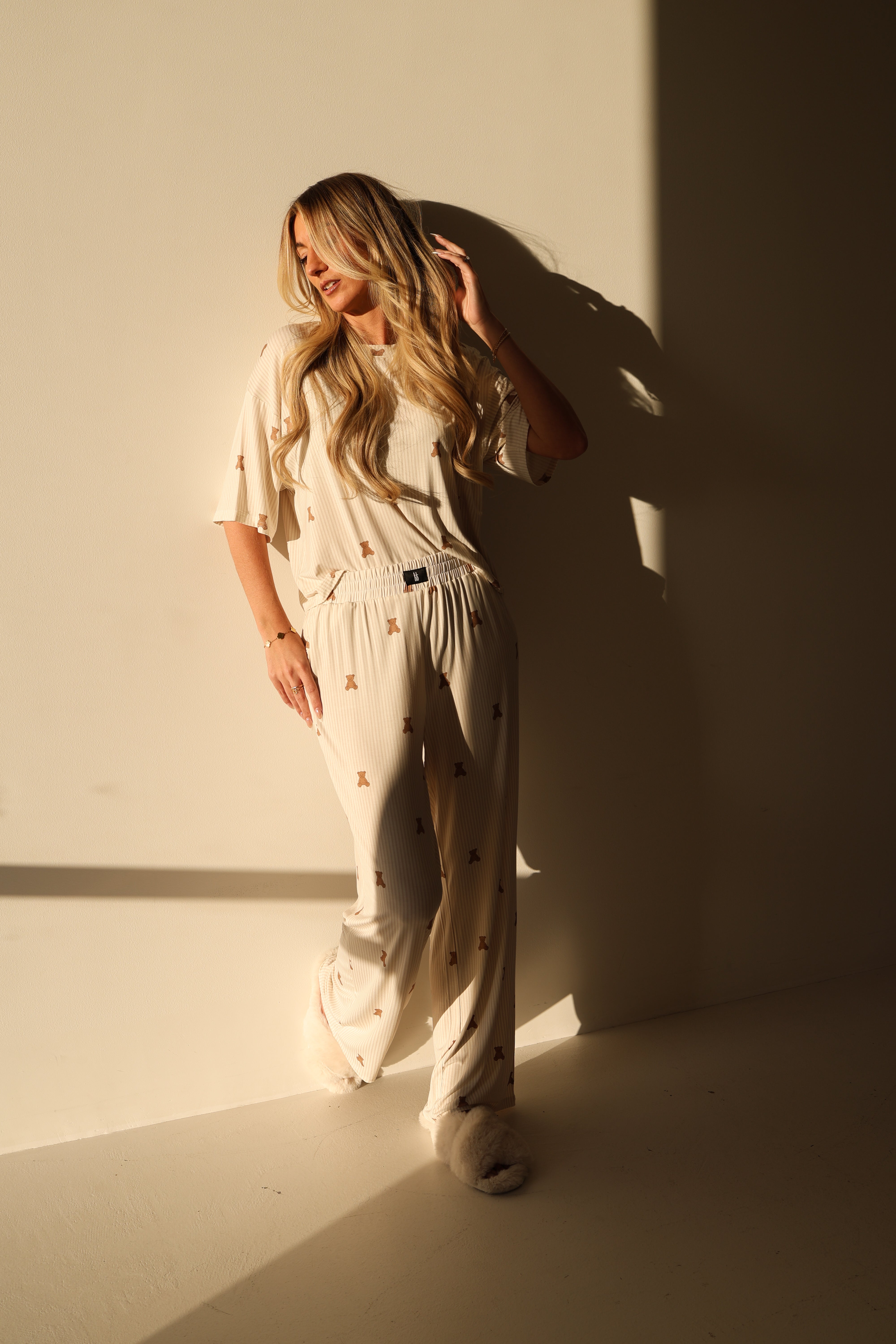 Women's Boxy Tee Lounge Set | Teddy