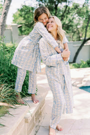 Adult Trellis Robe (blue)