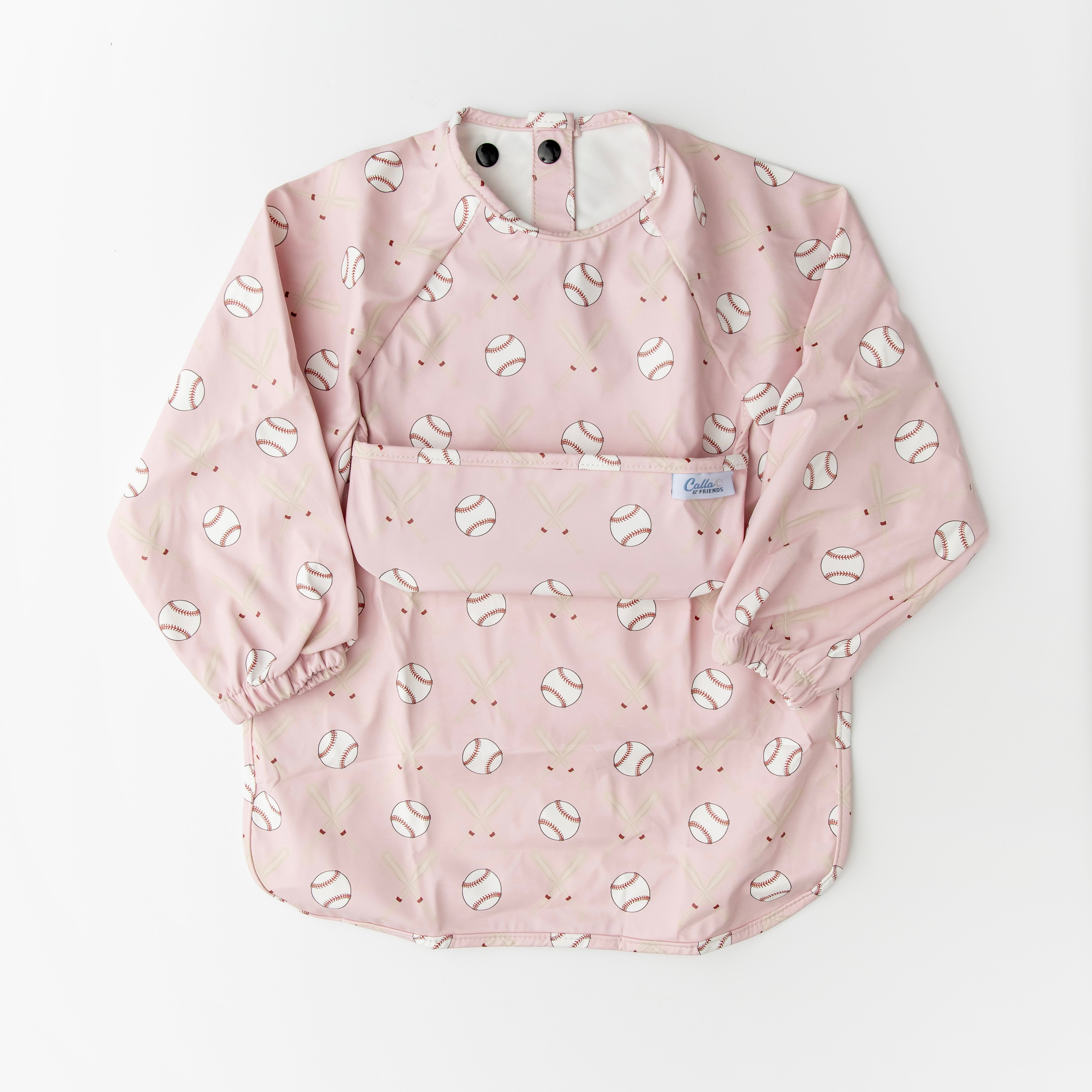 The Grayson Long Sleeve Bib - Baseball