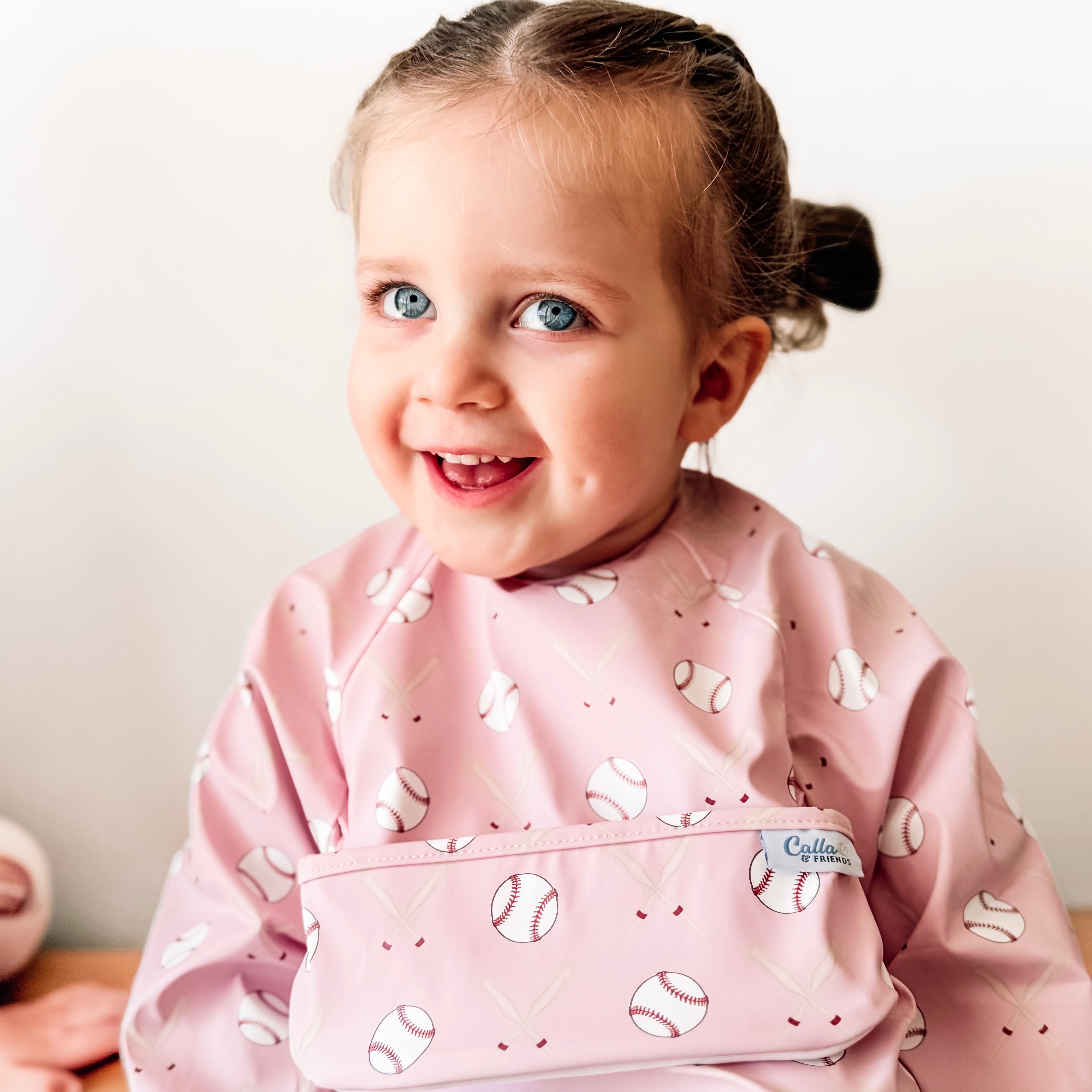 The Grayson Long Sleeve Bib - Baseball