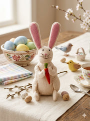Easter Bunny In Hand Felted Wool