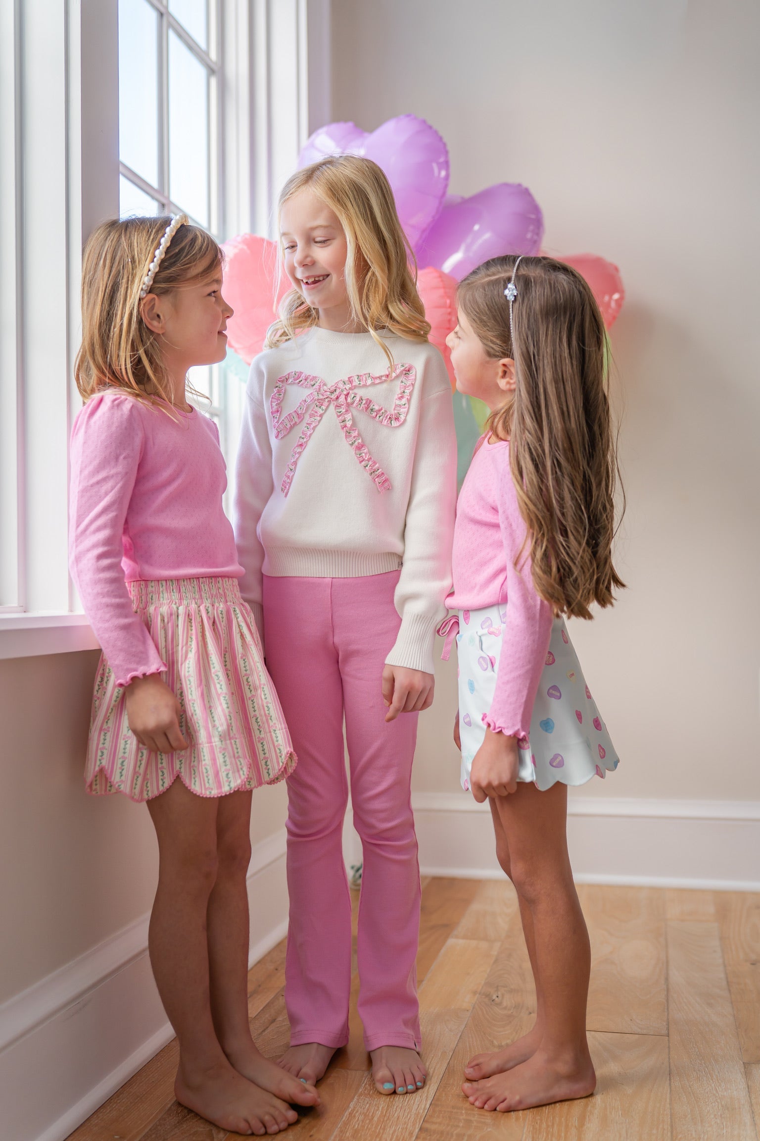 Pink Cherub Flared Leggings