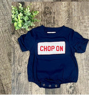Navy Smocked Chop On Bubble