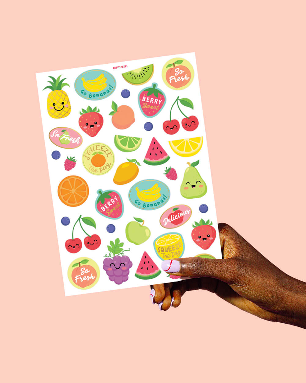 Fruity Tuity Tats - 54 Foil Temporary Tattoos