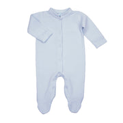Hand Smocked Footie - Lt.blue