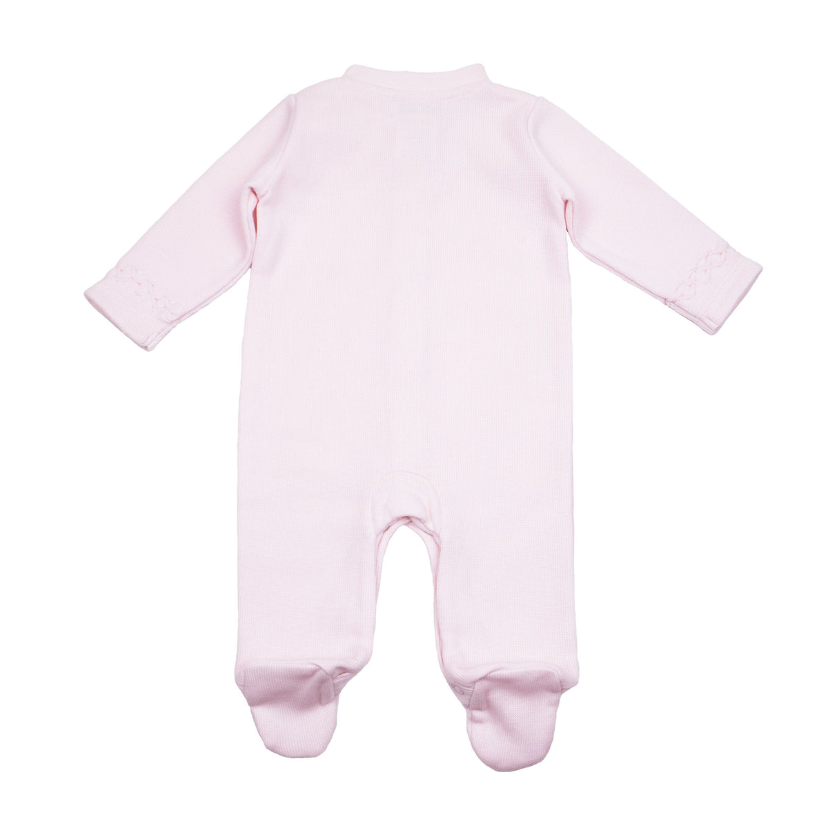 Hand Smocked Footie - Pink