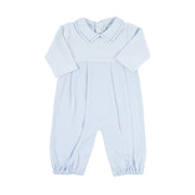 Lt.blue Striped Classic Long One Piece