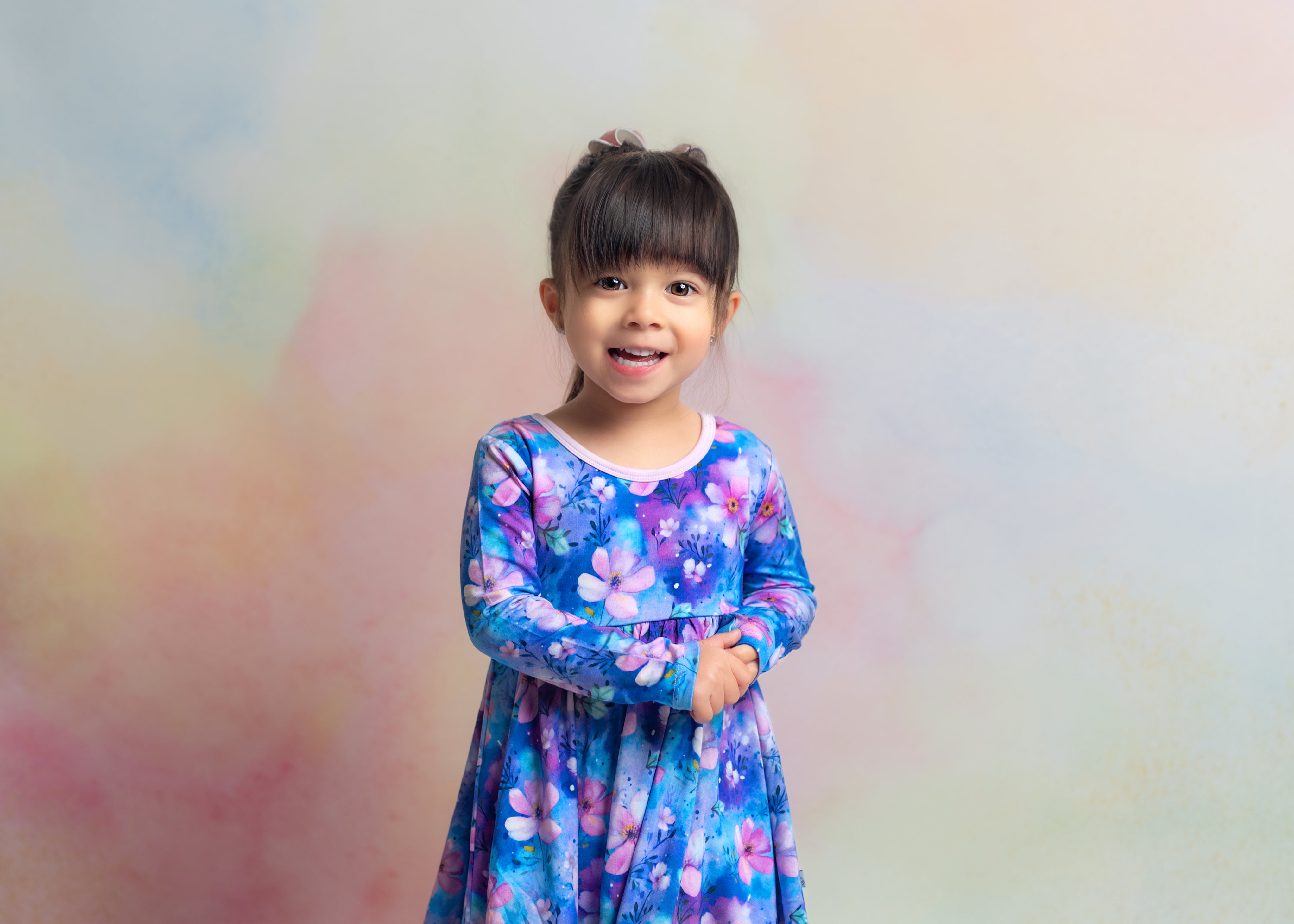 Dreamy Blooms | Bamboo Ruffle Twirl Dress