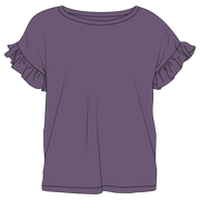 Elmerial Bamboo Ruffle Tee