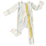 Eloise Ladybugs Bamboo Ruffle Convertible Footie (pre-order)