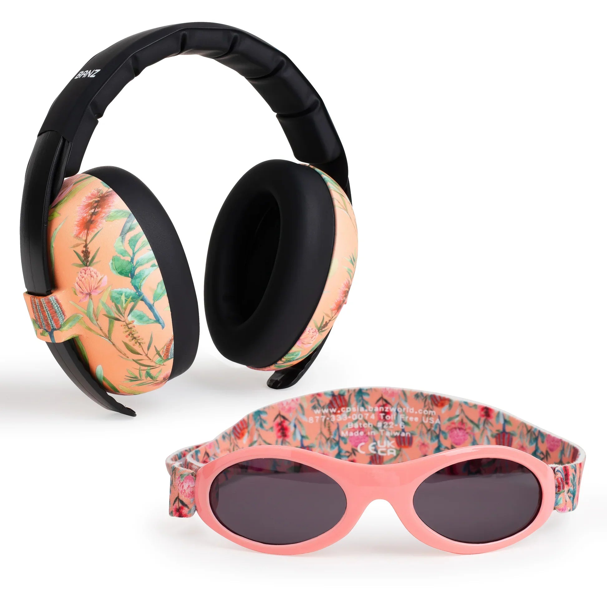 Baby Earmuffs & Sunglasses Combo Set