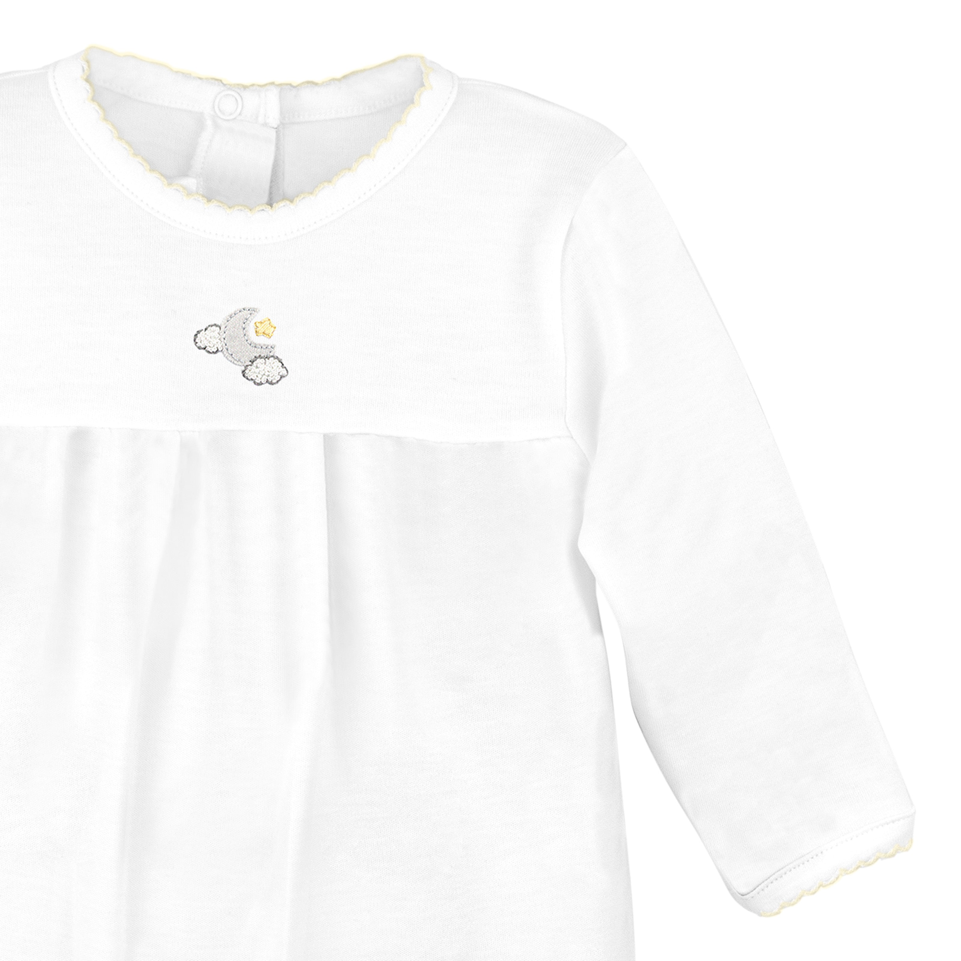 Sweet Dreams Embroidery Footie | Baby Unisex