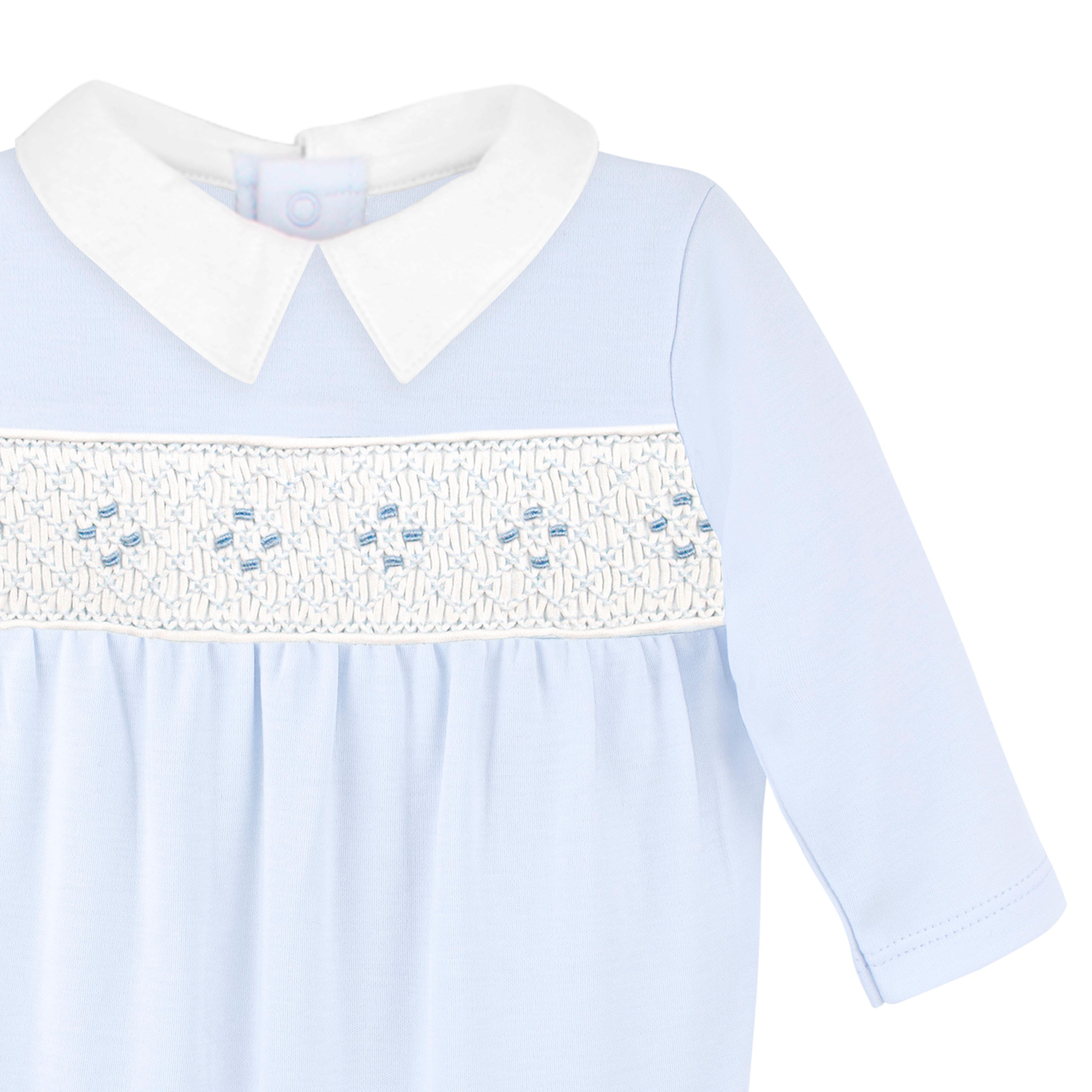 Collection Smock Embroidery Footie | Baby Boy
