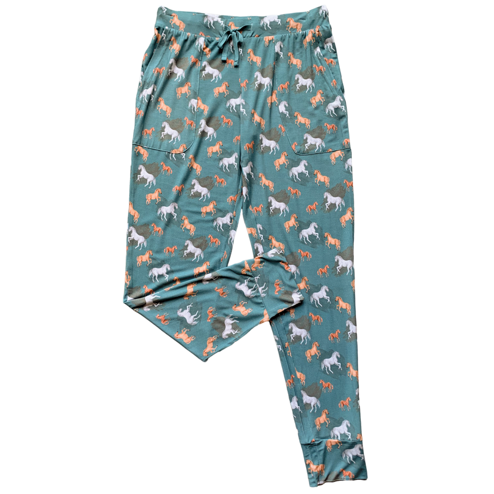 Ember Teal Bamboo Women's Lounge Pants