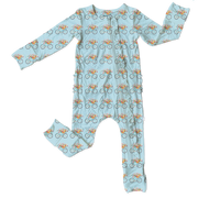Emma Grace Bamboo Ruffle Convertible Footie (pre-order)