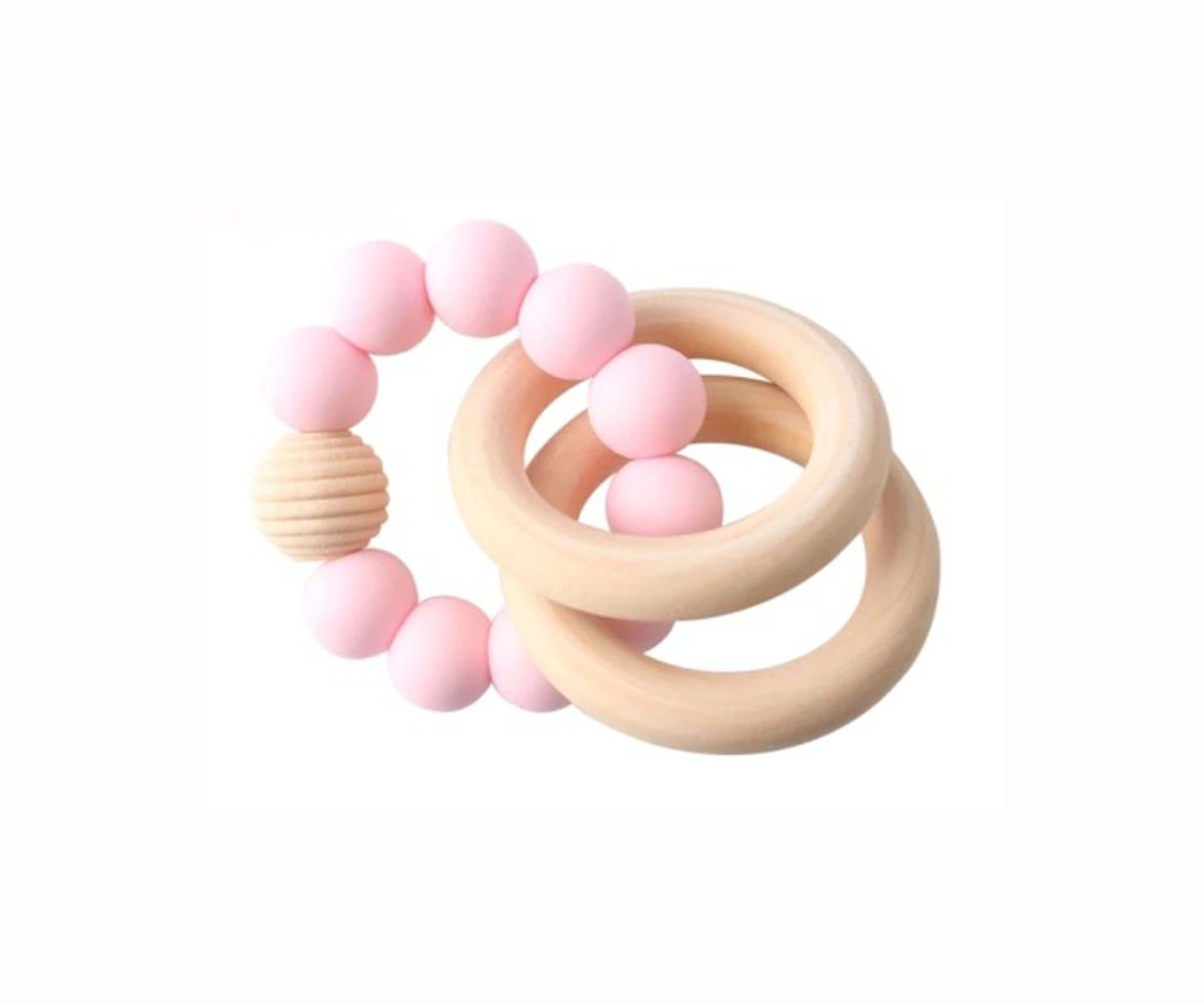 Silicone Beaded Teether Bangles