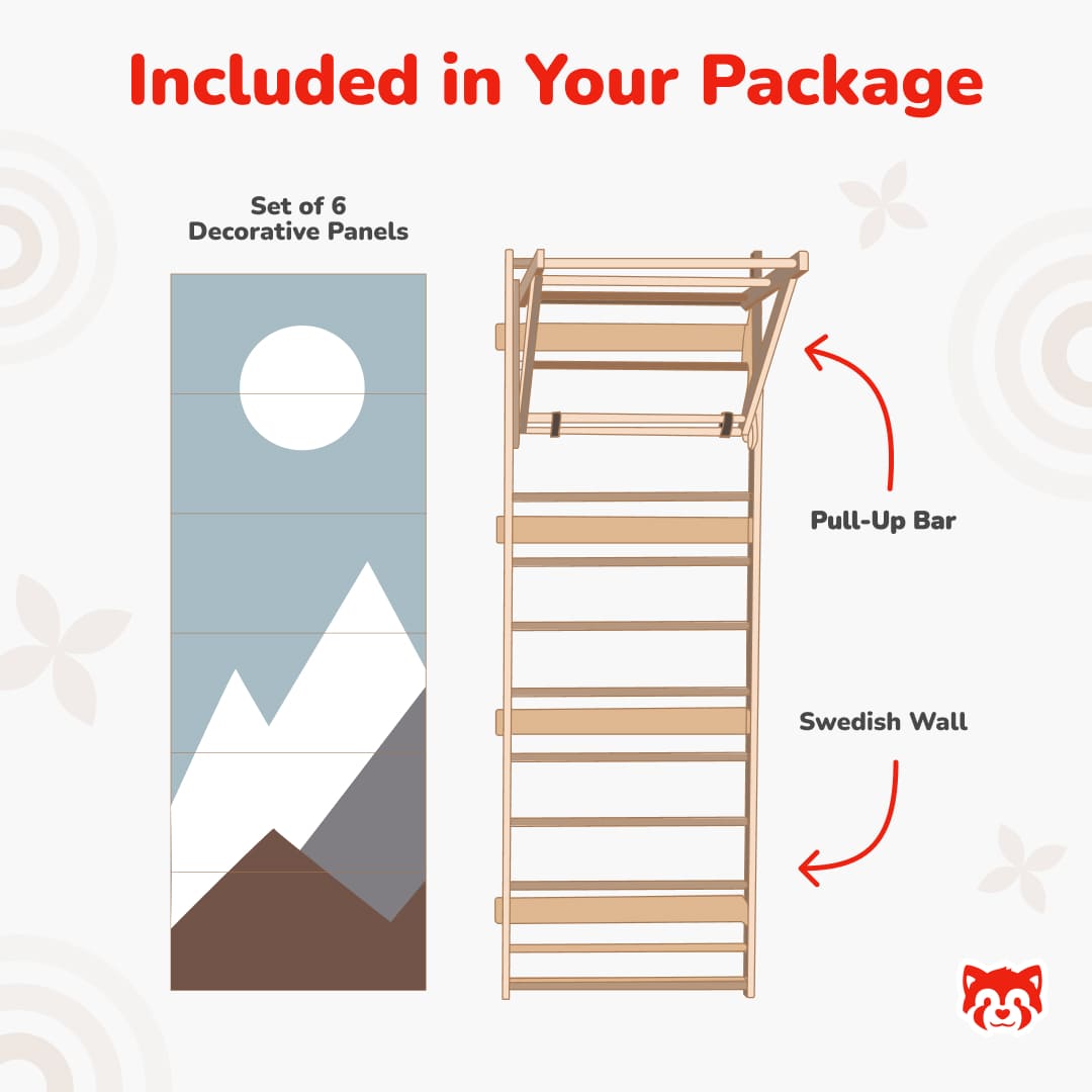 Swedish Ladder Wall Set “mountain”