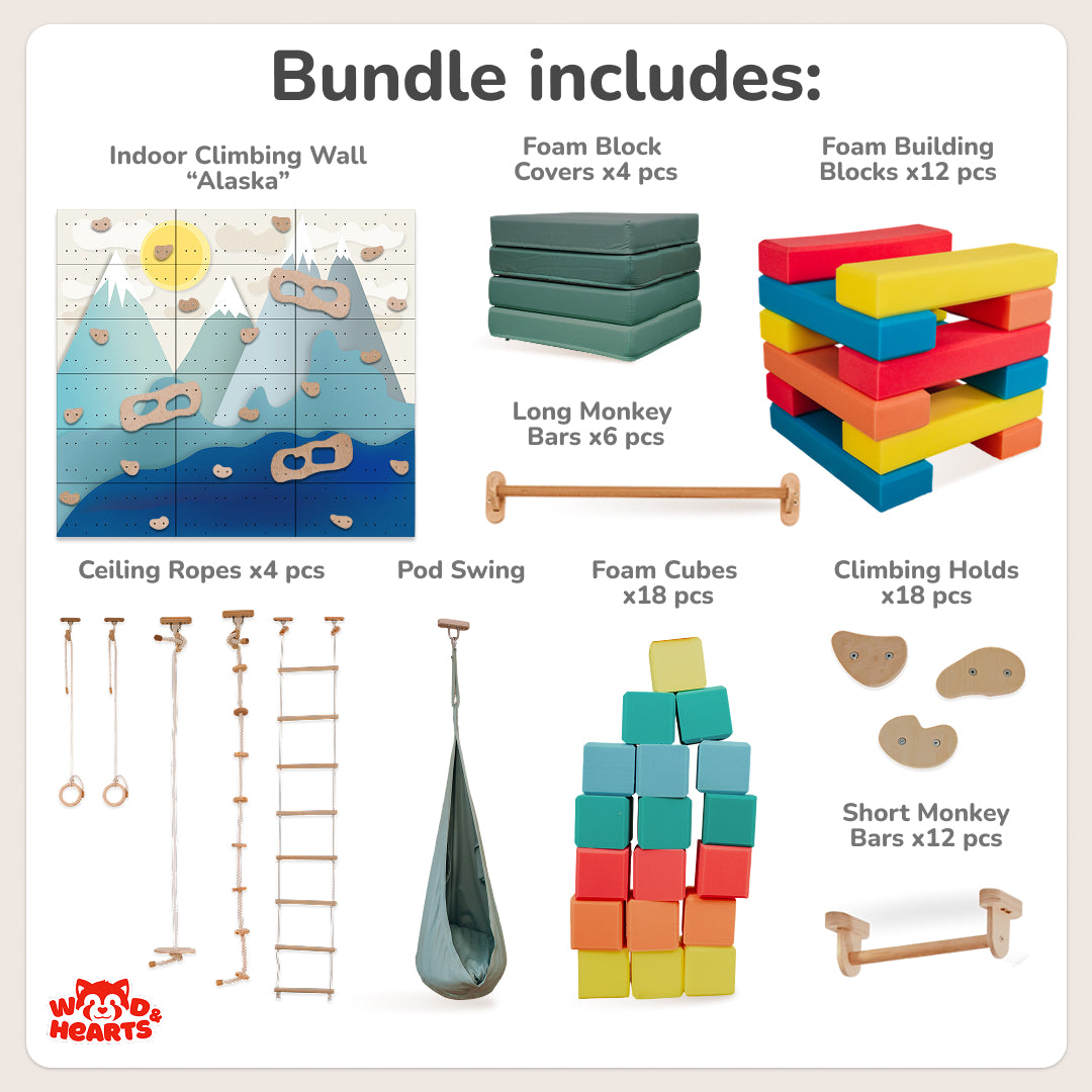 All-in-one Kids Play Paradise, 9-in-1 Playroom Bundle