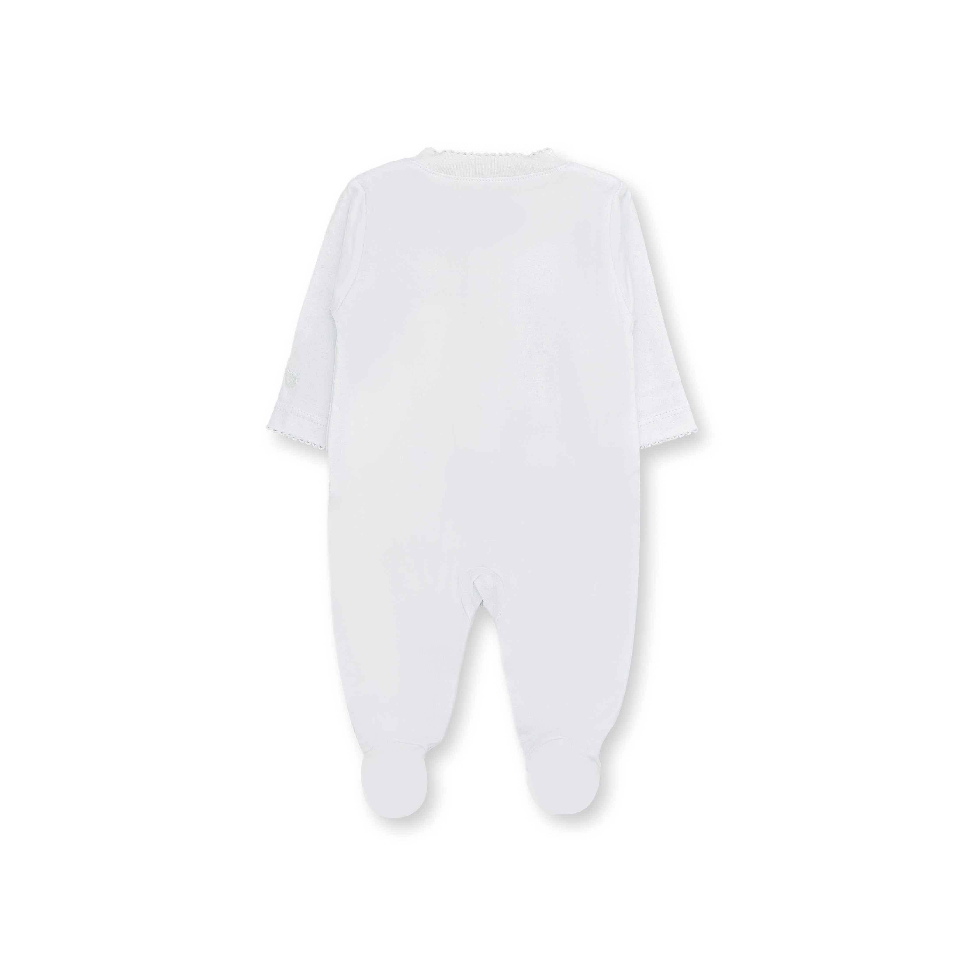 Hello World Hunny Pima Footie, White