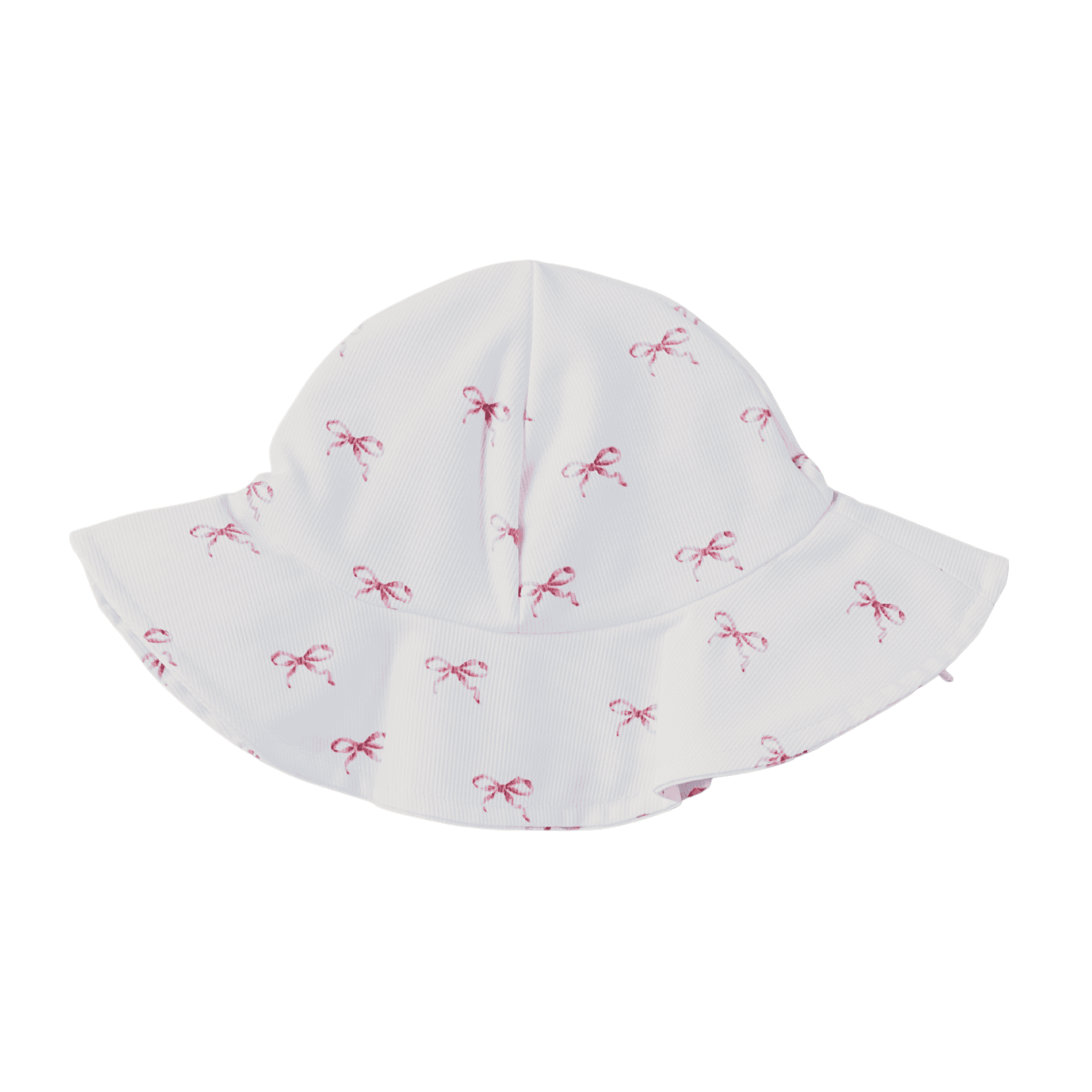 Eny | Girls Bow-print Cotton Sun Hat