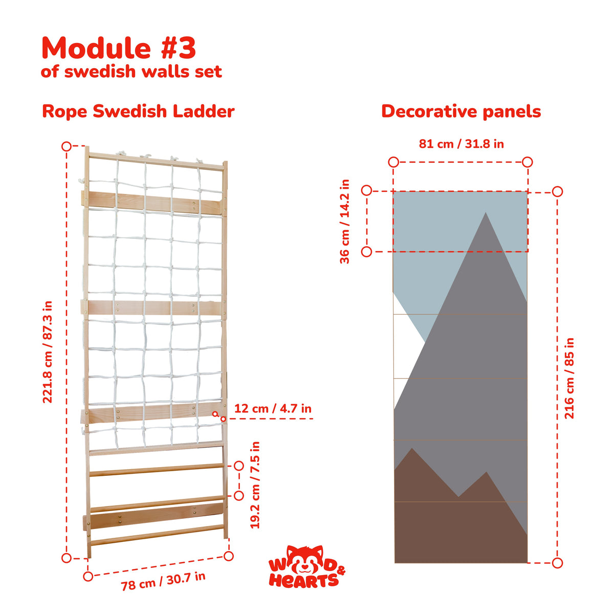 Childrens Climbing Net “mountain”