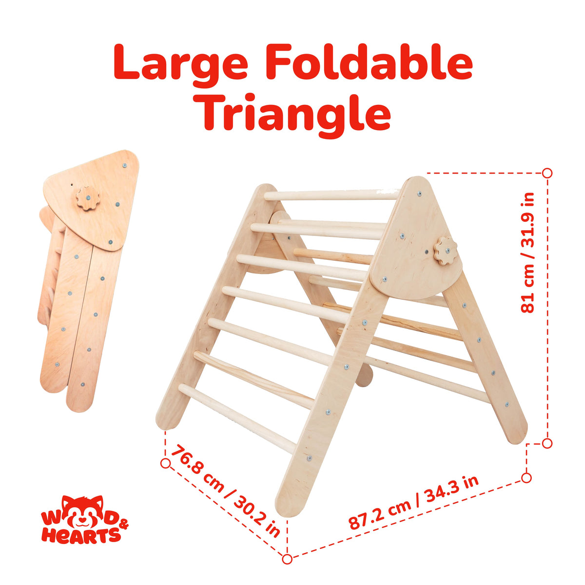 Wooden Climbing Set