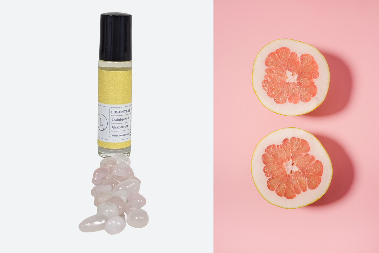 Essential Oils Roll-on With Crystals - Set Of 5