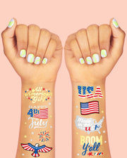 Let's Get Lit Tats - 30 Foil Temporary Tattoos
