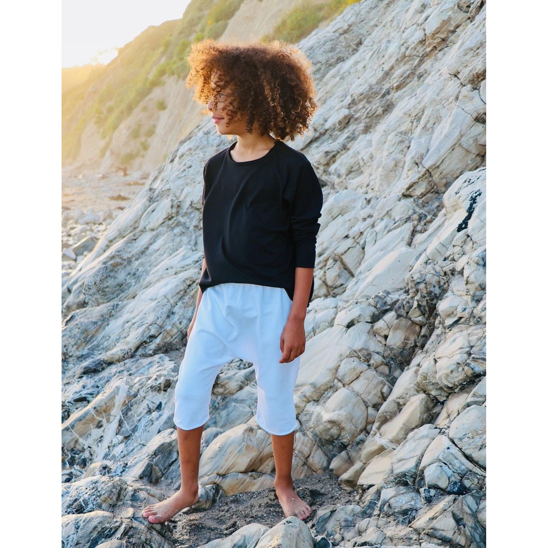Raw Edge Tee Long Sleeve
