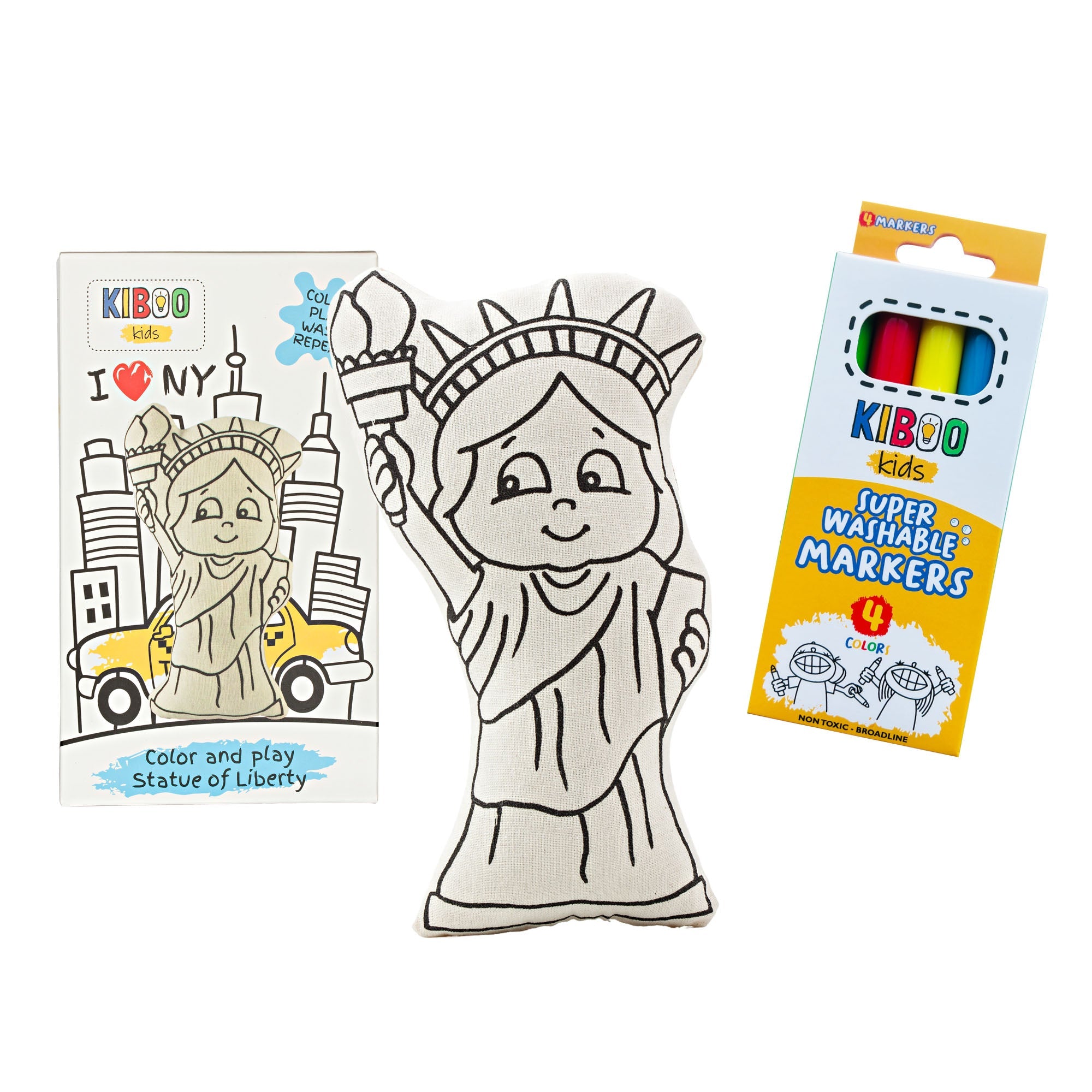 Kiboo Kids Liberty Boo - Statue Of Liberty For Coloring And Play
