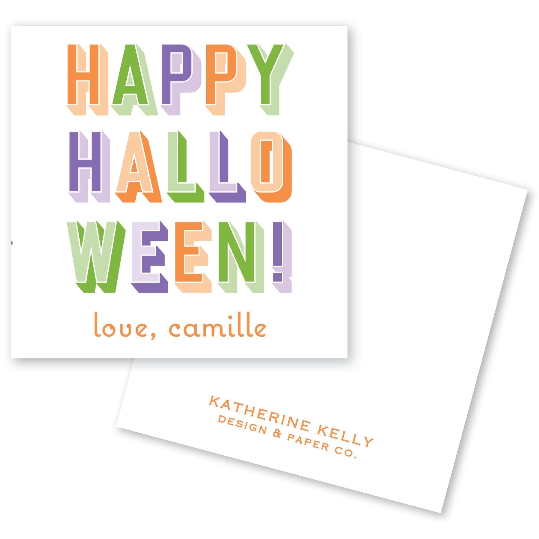 Multi Shaded Halloween Card