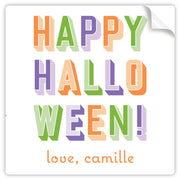 Multi Shaded Halloween Sticker