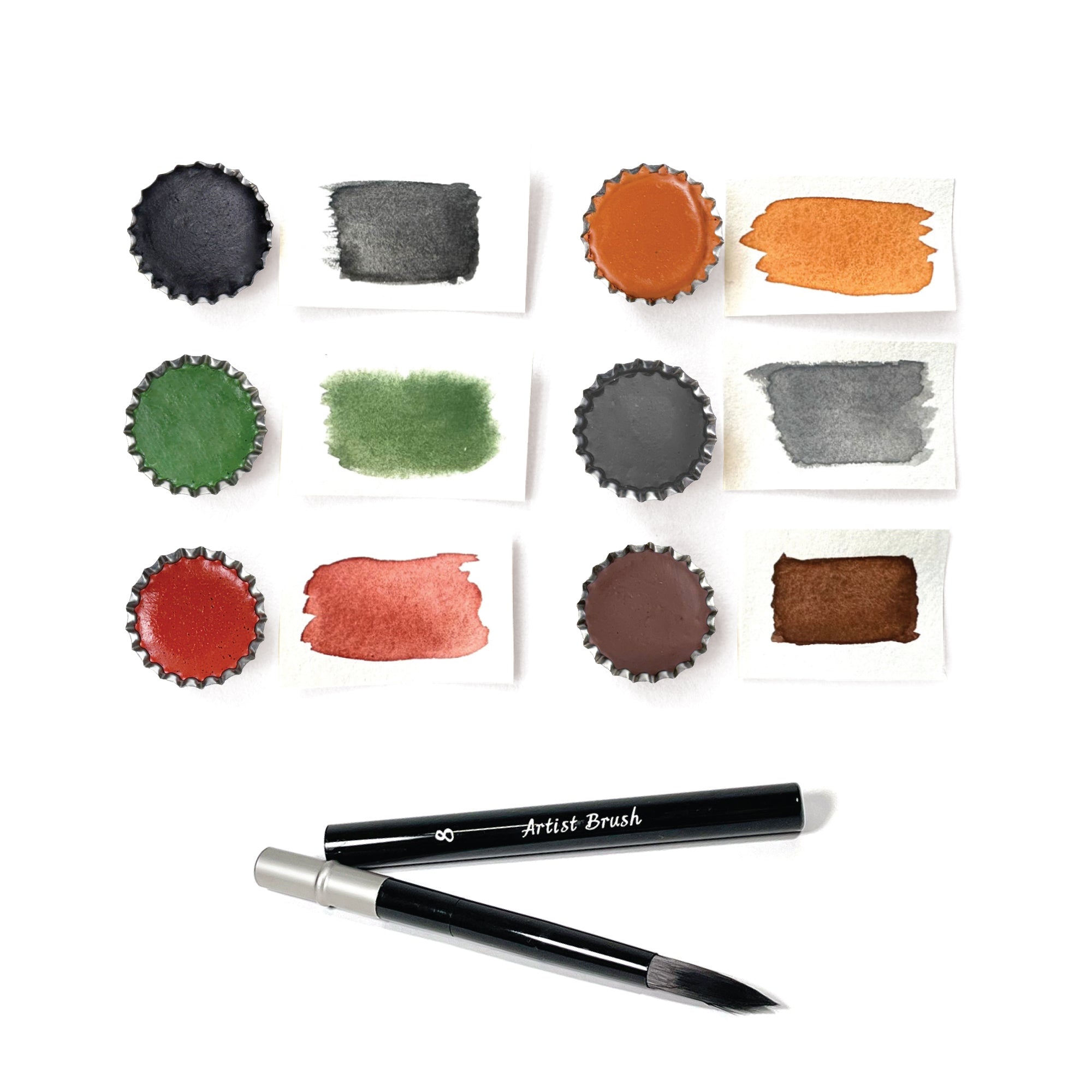 Earth Paints – Handmade – Set Of 6 Natural Colors