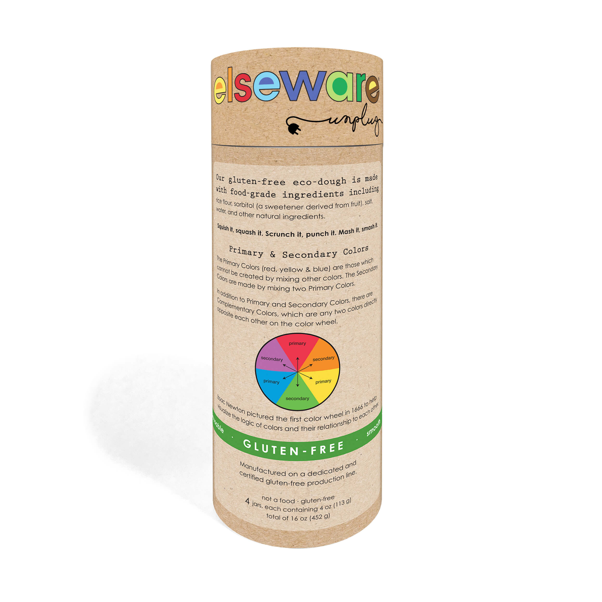 Eco-dough 4pk Gluten Free – Natural, Non-toxic Sensory Toy