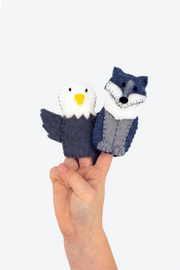 Eagle & Wolf Puppet Set