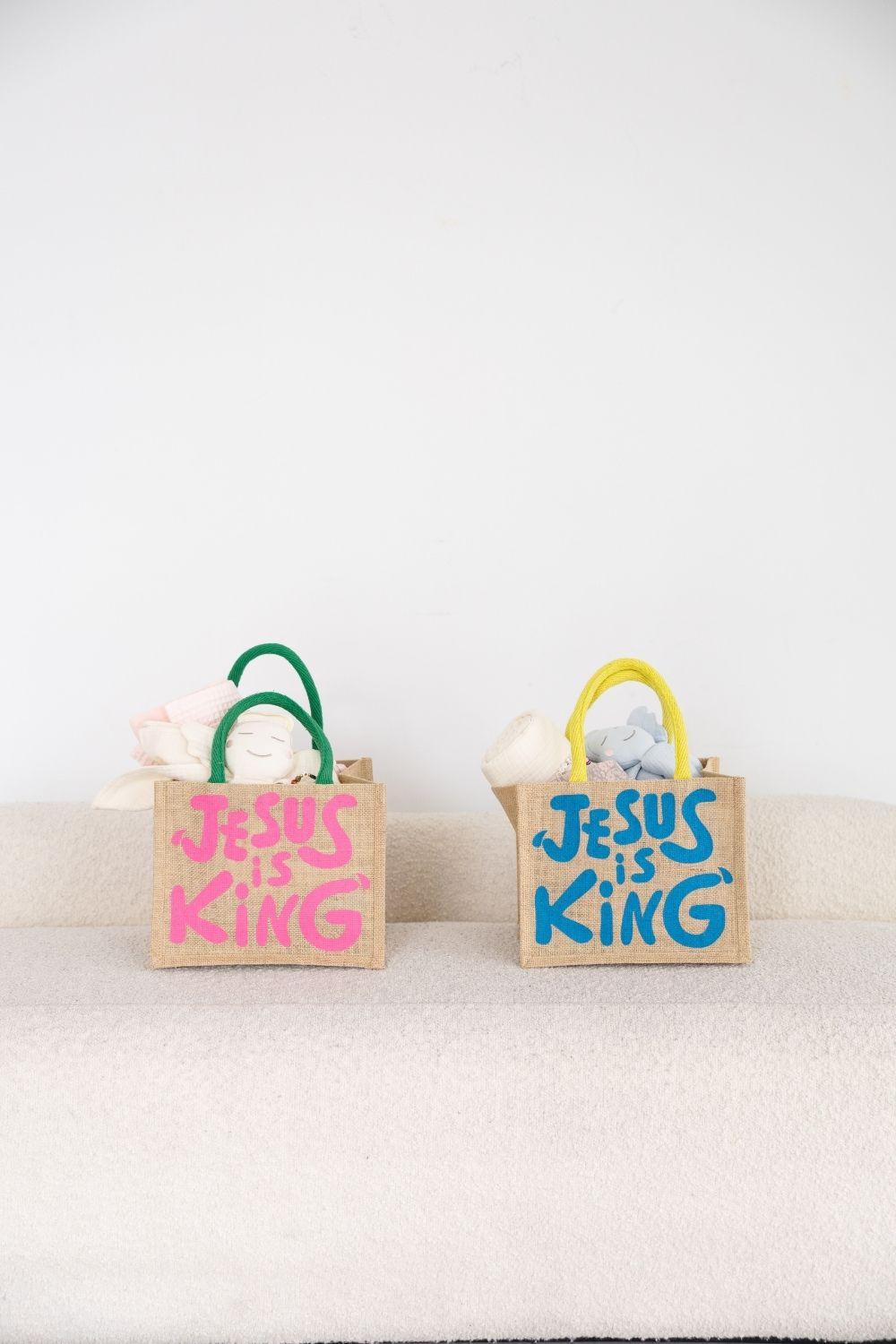 Jesus Is King Easter Basket