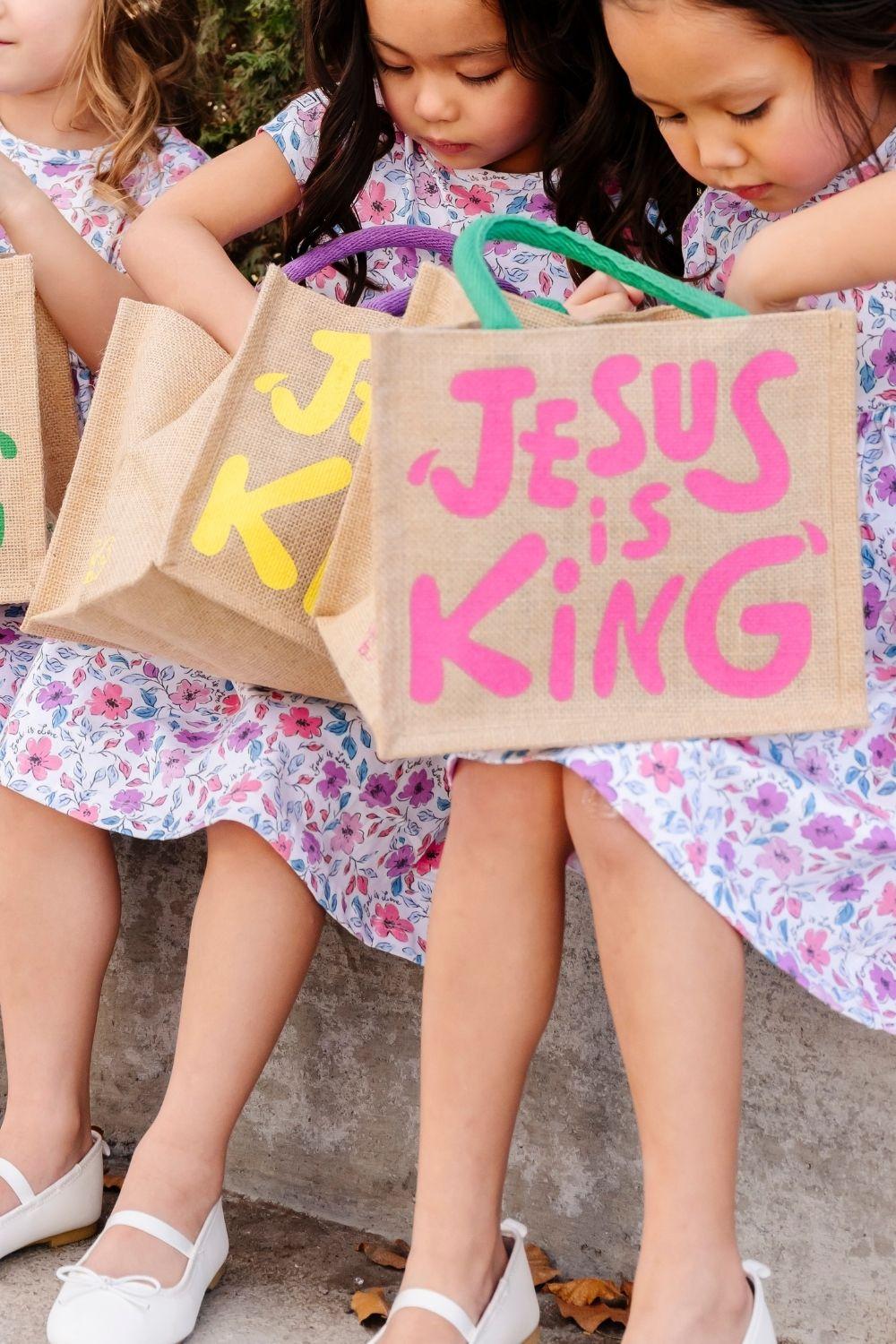 Jesus Is King Easter Basket